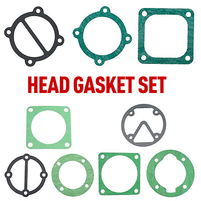 #ad New Head Gasket Set For Air Compressor Replacement Tools Valve Plate Gasketshuvj $5.99