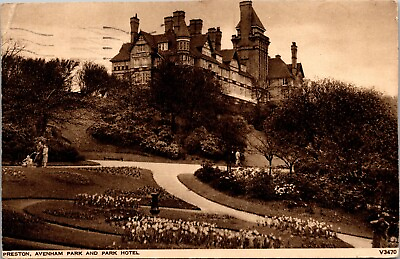 #ad Preston Lancashire England Avenham Park amp; Park Hotel Vintage Postcard $9.99