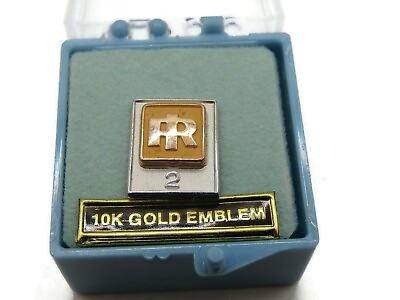 #ad #ad Ingersoll Rand IR Logo Advertising Pin Award Vintage 10K Gold $125.00