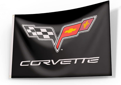 #ad GUO Corvette Flag Corvette Banner Chevrolet Corvette Racing Flags Chevrolet Corv $10.10