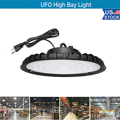 #ad 100W UFO LED High Bay Light 100Watt Work GYM Warehouse Industrial Workshop Light $15.19