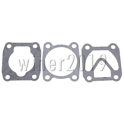 #ad Gray Air Compressor Cylinder Head Based Valve Plates Sealing Gaskets Pack of 6 $7.52