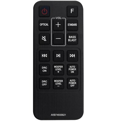 #ad Replace AKB74935621 Remote Control for SJ2.DEUSLLK P4G95430 C $12.99