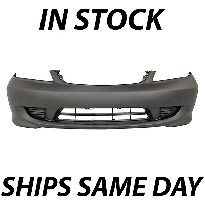 #ad NEW Primered Front Bumper Cover for 2004 2005 Honda Civic Sedan Coupe 04 05 $113.73