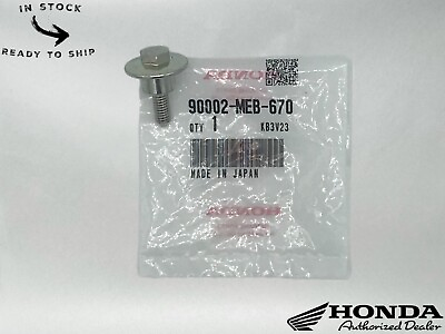 #ad Honda Genuine OEM Head Cover Bolt 90002 MEB 670 $8.99