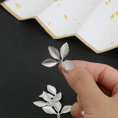 #ad Tree Leaf Charms Gold Silver Color Pendants Earring Charm DIY Jewelry Findings $11.26