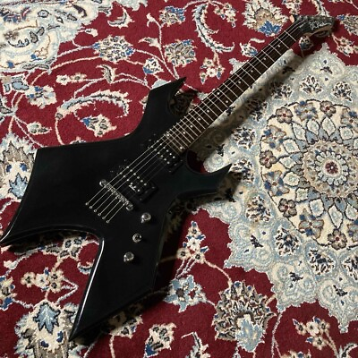 #ad Good B.C.RICH Warlock deformed electric guitar black Free Shipping from Japan $395.99