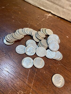 #ad Lot of 48 Of Which 47 1964 Dimes amp; 1 Dime 1954 $141.00