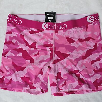 #ad Ethika Staple The Mid Sz 2XL Boxer Boxers Briefs Pink Camo BCA Breast Cancer 🎀 $24.99