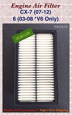 #ad For Mazda CX 7 Engine Air Filter VA5525 Great Fit amp; Fast Ship US Seller $9.98