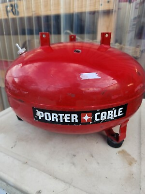 #ad PORTER CABLE C2002 TYPE 9 6 gal AIR COMPRESSOR TANK ASSEMBLY Parts Or Non Workin $43.00
