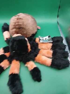 #ad Wild Republic Cuddlekins 12” Tarantula Orange and Black Spider Stuffed Plush $16.95