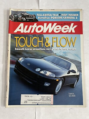 #ad Autoweek Magazine May 13 1991 $9.29