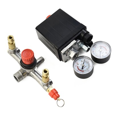 #ad Parts Pressure Valve Switch Supply Air Compressor Pump Assembly Manifold $38.72