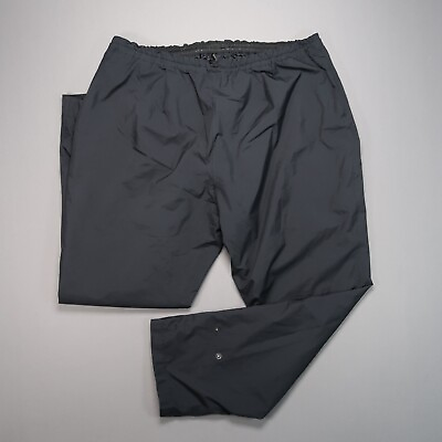 #ad Footjoy Pants Mens Extra Large Black DRYJOYS Water Wind Resistant Drawstring XL $31.84