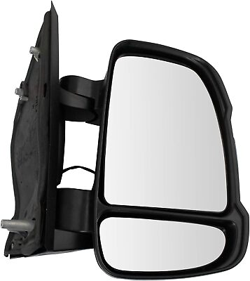 #ad TRQ MGA08085 Right Passenger Side Door Mirror with Turn Signal Black $124.27