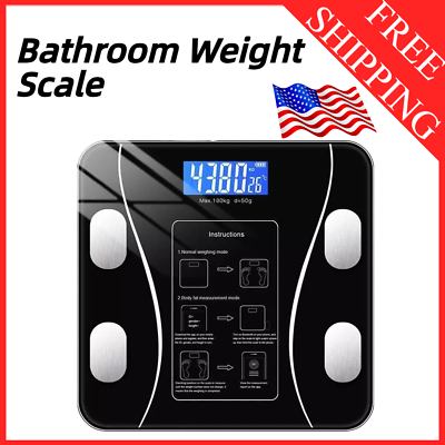 #ad Bluetooth BMI accurate Smart Bathroom Weight Scale Digital Wireless Body Fat USA $13.23