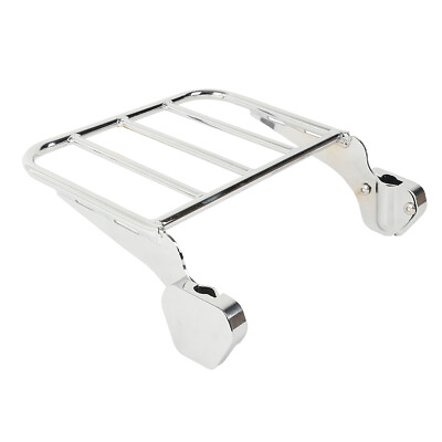 #ad Luggage Rack Fit For Harley Touring Road King Street Glide 1997 2008 2007 Chrome $59.80
