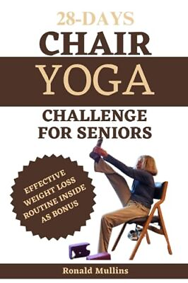 #ad 28 Days Chair Yoga Challenge for Seniors Drastically Improve Your Balance Stre $9.54
