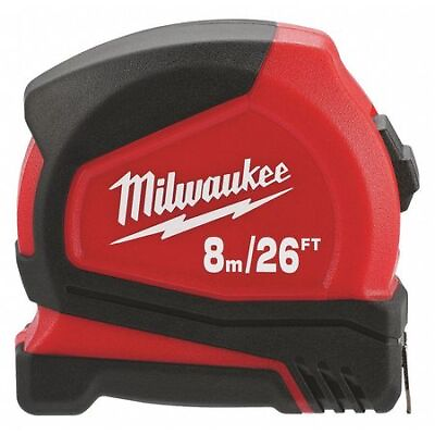 #ad Milwaukee Tool 48 22 6626 8 M 26 Ft. Compact Tape Measure $13.97