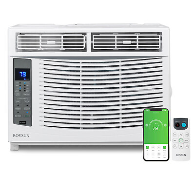 #ad 5000 6000BTU Window Air Conditioner Energy Saving Window AC Unit amp; Window Kit $159.99