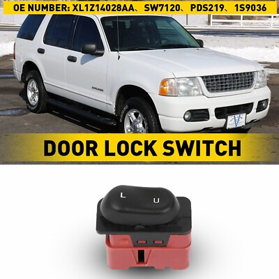 #ad Brand New Power Door Lock Fits Switch 2000 2001 Ford F 250 F 350 Super Duty $14.24