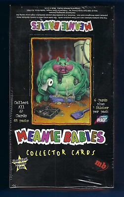 #ad MEANIE BABIES COLLECTOR CARDS FACTORY SEALED BOX 48 PACKS 1998 BEANIES MEET GPK $199.99
