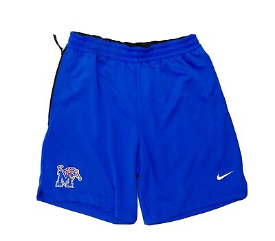 #ad Nike Memphis TIgers Spotlight Basketball Short Men#x27;s L Royal Blue DC2517 Pockets $19.20