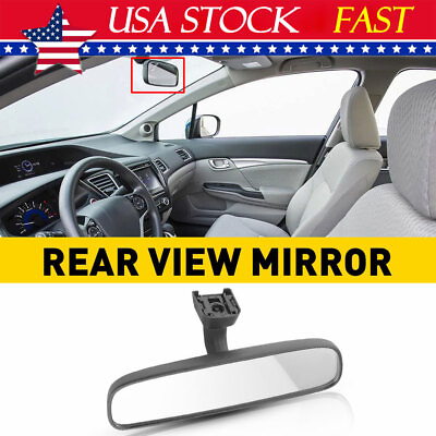 #ad Fit Honda Accord Civic CRV Part Rear View Inside Mirror Day Night Anti Glare EAG $18.04