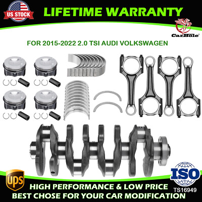 #ad Engine Overhaul Rebuild Kit Crankshaft for 15 22 2.0 TSI Audi A4 A6 Q5 Q7 VW GTI $44.14