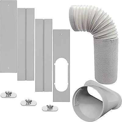 #ad Portable Air Conditioner Windows Vent Kit with 5.9” Exhaust Hose Window Seal ... $43.12