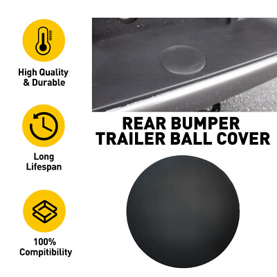 #ad FOR 2003 2019 RAM DODGE REAR BUMPER STEP TOWING PAD BALL PLUG ROUND CAP NEW $9.99