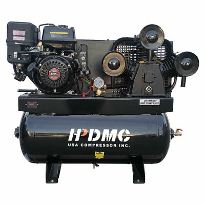 #ad Piston Air Compressor 13HP 125PSI 44Cfm 30 ASME Tank Gallons For Service Trucks $1849.00