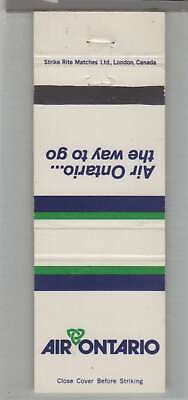 #ad #ad Matchbook Cover Aviation Related Air Ontario $4.95