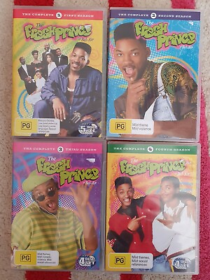 #ad Fresh Prince of Bel Air Seasons 1 4 DVDs AU $45.00