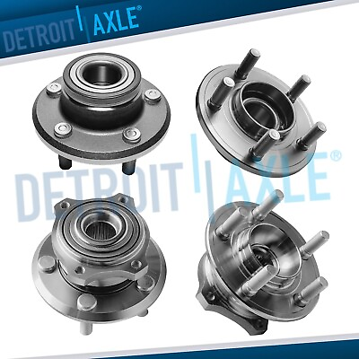 #ad RWD Front amp; Rear Wheel Bearing and Hub for 2005 2009 Dodge Charger Magnum 300 $148.52