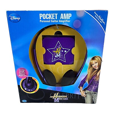 #ad Disney’s Hannah Montana Pocket Amp and headphones by Washburn. Original Box $20.00