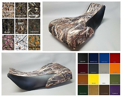 #ad Yamaha YFM660 Grizzly 660 Seat Cover 2 tone DRT CAMO amp; Black sides OR 25 Colors $24.94
