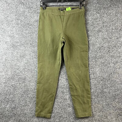 #ad Banana Republic Pants Womens 4 Green Chino Khaki Casual Devon Ladies 27x26 $8.99