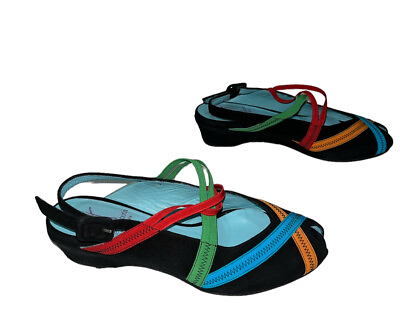 #ad Thierry Rabotin Shoes Women’s Velvet Slingback Open Toe Low Wedge $55.00