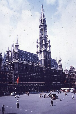#ad Vintage 35MM Photograph Slide Commercial City Hall Brussels 1963 Wolfe Worldwide $4.50