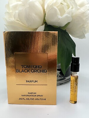 #ad Tom Ford Black Orchid Parfum Sample Spray Vial 1.5ml 0.05oz $8.99