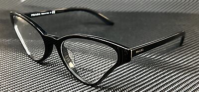 #ad PRADA PR 06XVF 1AB1O1 Black Cat Eye Women#x27;s 56 mm Eyeglasses $80.00