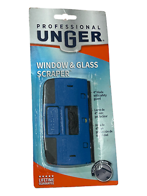 #ad Unger Professional Window amp; Glass Scraper 970260 4quot; Blade with Safety Guard $9.77