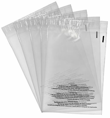 #ad Poly Plastic 6quot; x 9quot; Bags Suffocation Warning Clear Merchandise Apparel Amazon $45.64