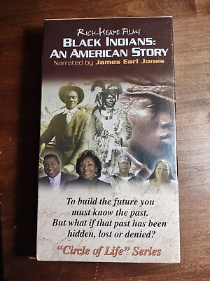 #ad Black Indians: An American Story VHS 2000 Factory Sealed Vintage Rich Heape $17.95
