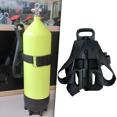 #ad Scuba Diving Tank Back Pack Bracket Single Oxygen Bottle Support Snorkeling $33.52