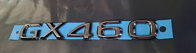 #ad Fits GX460 Lexus Black Chrome Emblem Rear Trunk 2010 11 13 15 17 18 20 21 22 23 $68.00