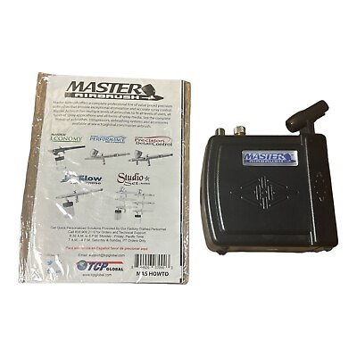 #ad Master Gravity Feed Airbrush Mini Air Compressor Unit Only Hobby Craft Art Cake $19.94