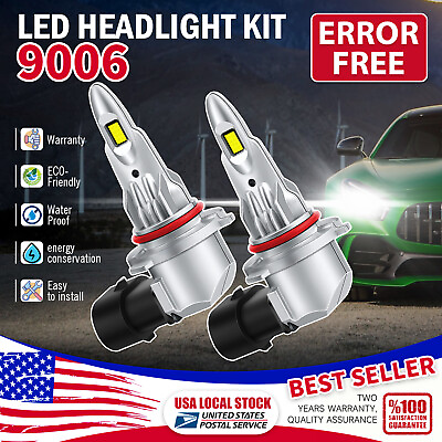 #ad For Gmc K350 : 9006 LED Headlight Super Bright White Bulbs Kit White HB4 Canbus $17.05
